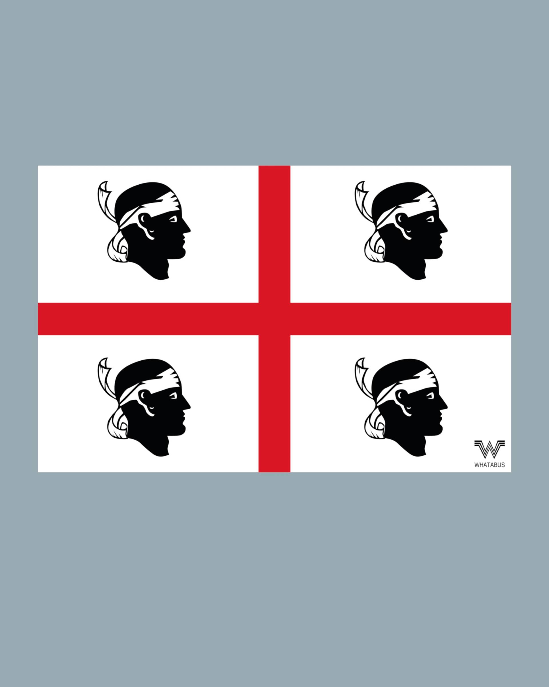 WHATABUS Sardinien Flagge Aufkleber - Länderflagge als Sticker 8,5 x 5,5 cm WF233 WHATABUS Sardinien Flagge Aufkleber - Länderflagge als Sticker 8,5 x 5,5 cm WF233 von WHATABUS