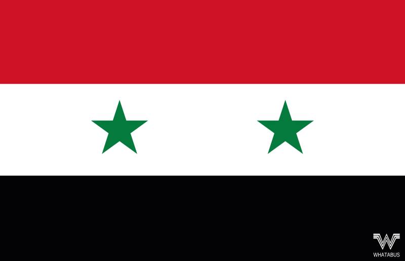 WHATABUS Syrien Flagge Aufkleber - Länderflagge als Sticker 8,5 x 5,5 cm von WHATABUS