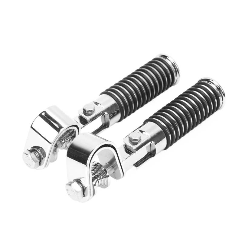 Fußrasten Pedale 2Pcs Universal Motorrad Schaltknauf Fuß Pad Pedal Starten Fußrasten Pad Moto Zubehör Für 26mm-31mm Schutz Stange von WHDsunQQ