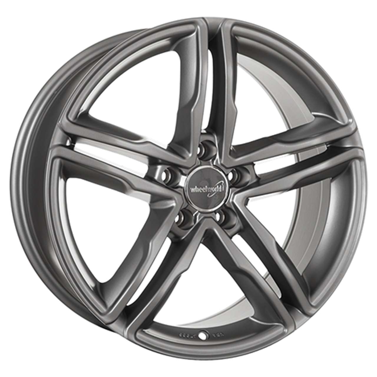 WHEELWORLD-2DRV WH11 Daytona Grau lackiert 7.5Jx17 5x112 ET37 von WHEELWORLD-2DRV