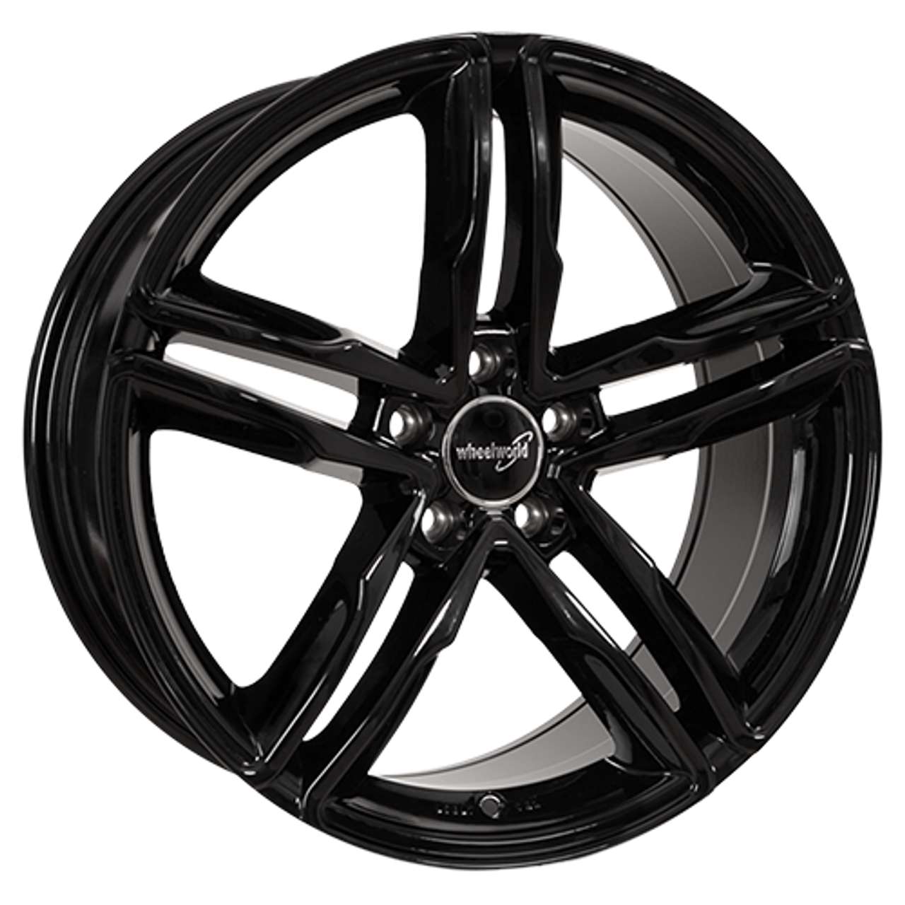 WHEELWORLD-2DRV WH11 schwarz glänzend lackiert 8.5Jx19 5x112 ET35 von WHEELWORLD-2DRV