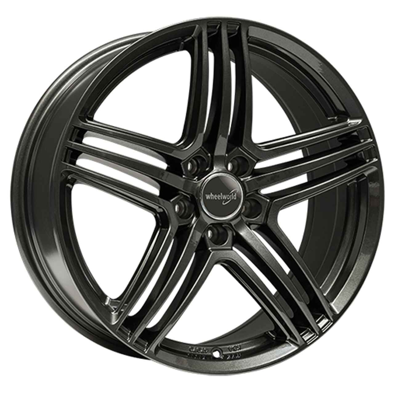 WHEELWORLD-2DRV WH12 Dark gunmetal full painted 7.5Jx17 5x112 ET35 von WHEELWORLD-2DRV