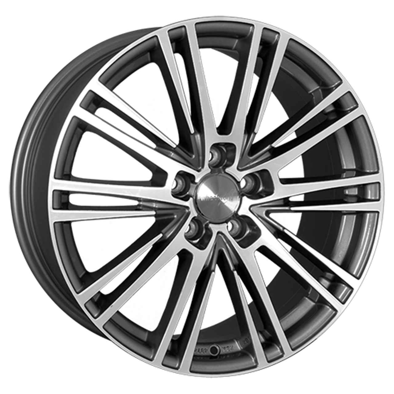 WHEELWORLD-2DRV WH18 Daytona Grau Hochglanzpoliert 8.0Jx18 5x112 ET45 von WHEELWORLD-2DRV