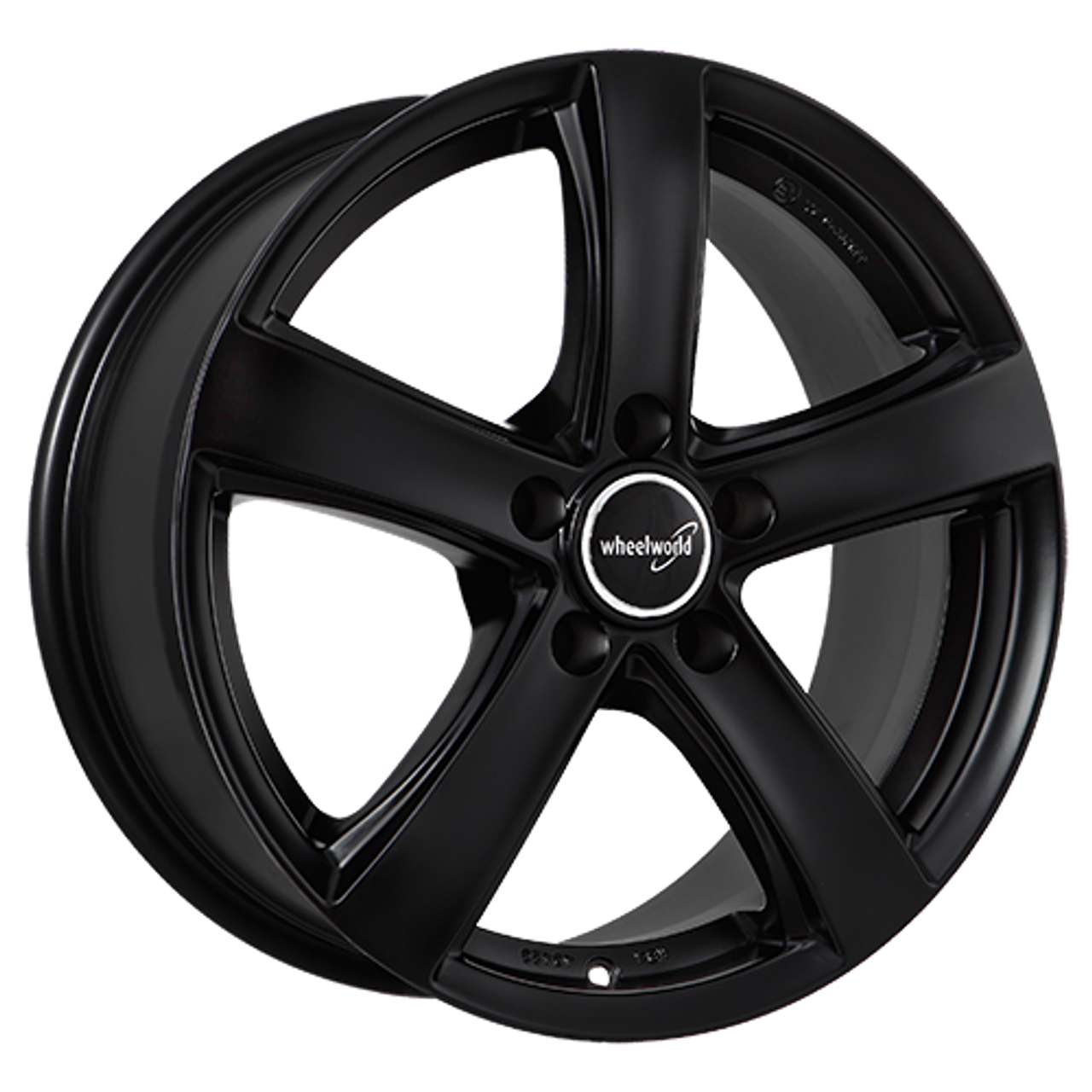 WHEELWORLD-2DRV WH24 schwarz mattlackiert 6.5Jx16 5x112 ET46 von WHEELWORLD-2DRV