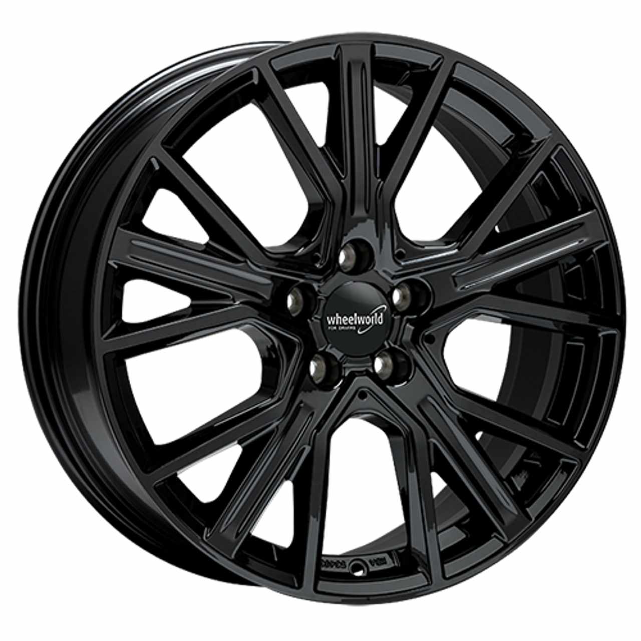 WHEELWORLD-2DRV WH34 black glossy painted 8.5Jx20 5x112 ET21 von WHEELWORLD-2DRV