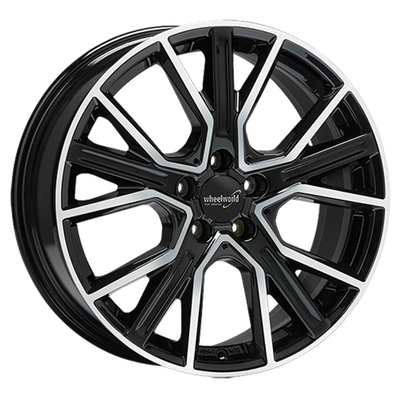 WHEELWORLD-2DRV WH34 schwarz hochglanzpoliert 8.5Jx19 5x120 ET50 von WHEELWORLD-2DRV