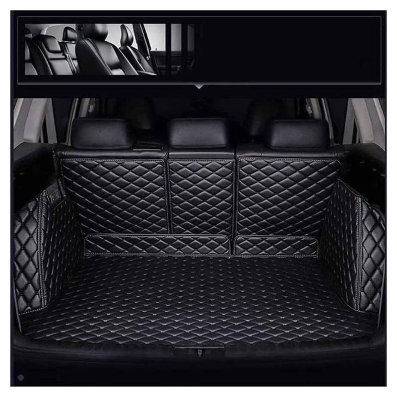 WHQHAAN Auto Kofferraummatten, Für BAIC Beijing X7 X75 2023 2024 Langlebiges Wasserdicht Kratzfest Kofferraumwanne Schutzmatte Innenraum ZubehöR,C von WHQHAAN