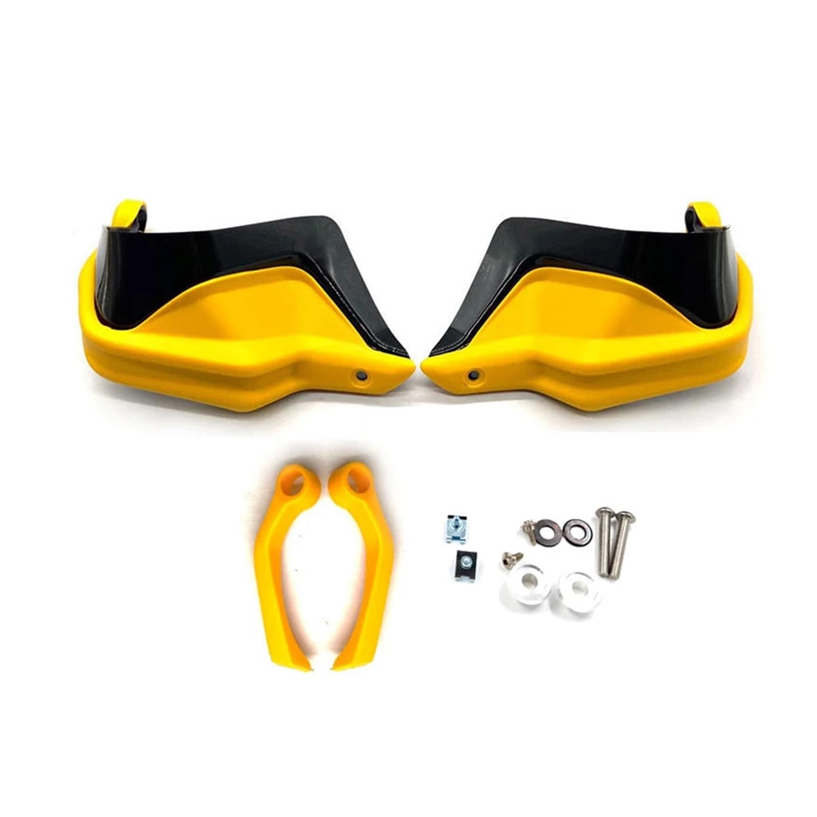 Anwendbar zu G310GS G310R G310GS G310R 2017-2020 2021 2022 Motorrad Hand Schutz windschutzscheibe Hand Windschutz(Yellow Black-1Set) von WHSDCZ
