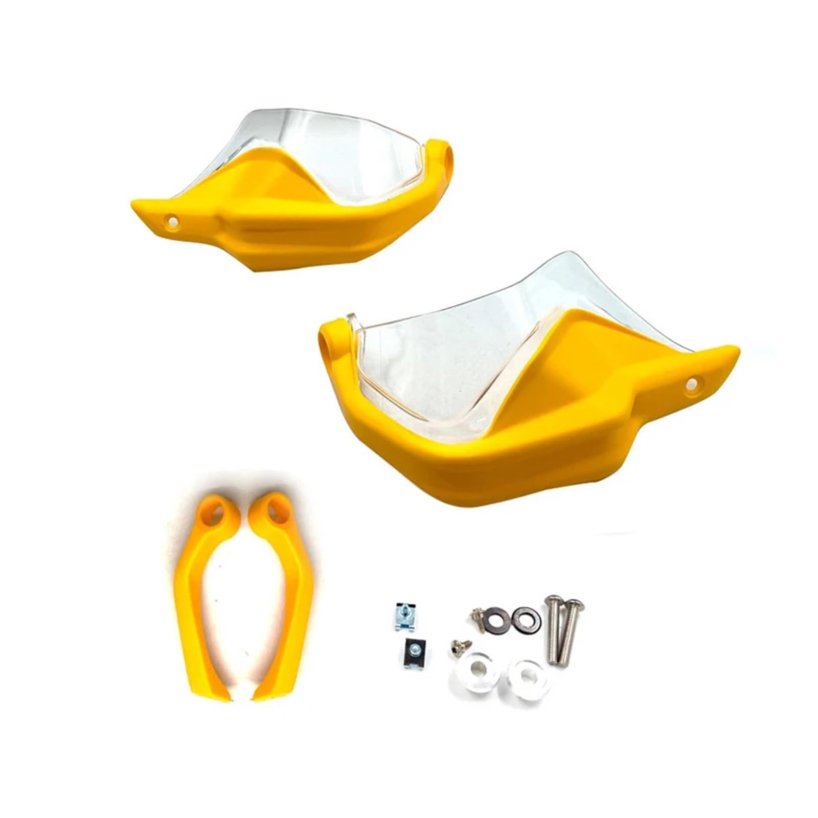 Anwendbar zu G310GS G310R G310GS G310R 2017-2020 2021 2022 Motorrad Hand Schutz windschutzscheibe Hand Windschutz(Yellow Clear-1Set) von WHSDCZ