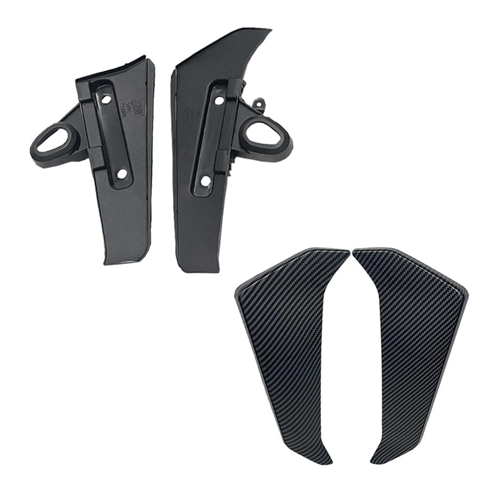 MT-09 MT 09 Motorrad-Innenkühler-Seitenabdeckung Passend for MT09 2017-2020 Kühlerseitenteile Schutzabdeckung Verkleidung(A-B Unpainted-Carbon) von WHSDCZ