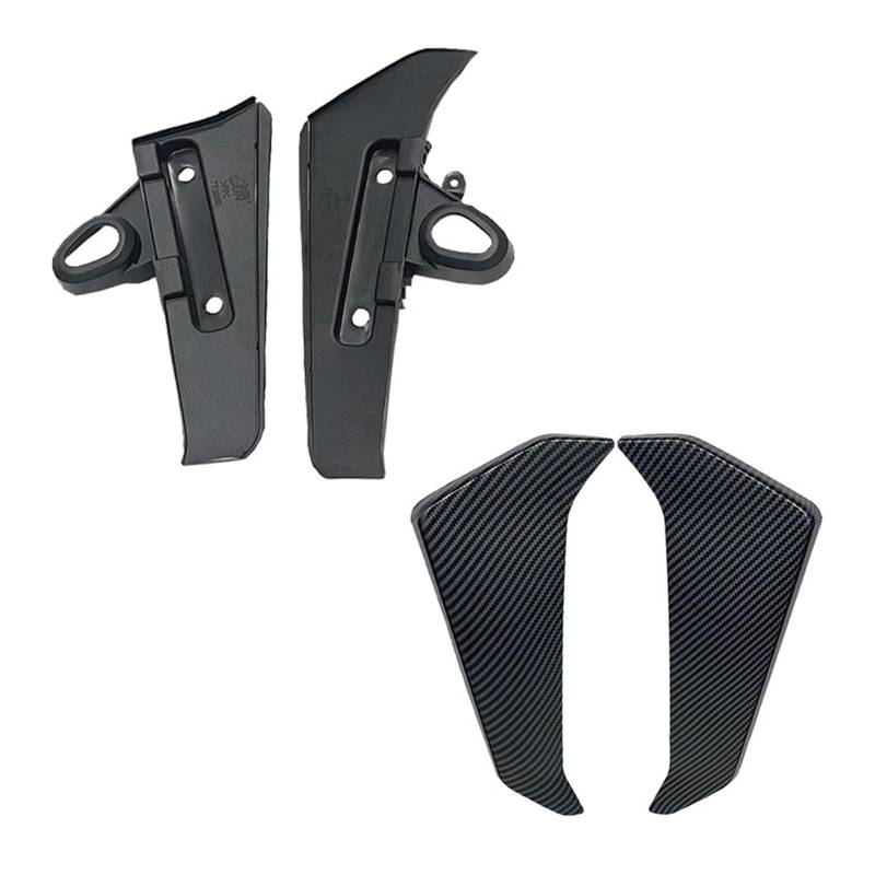 MT-09 MT 09 Motorrad-Innenkühler-Seitenabdeckung Passend for MT09 2017-2020 Kühlerseitenteile Schutzabdeckung Verkleidung(A-B Unpainted-Carbon) von WHSDCZ