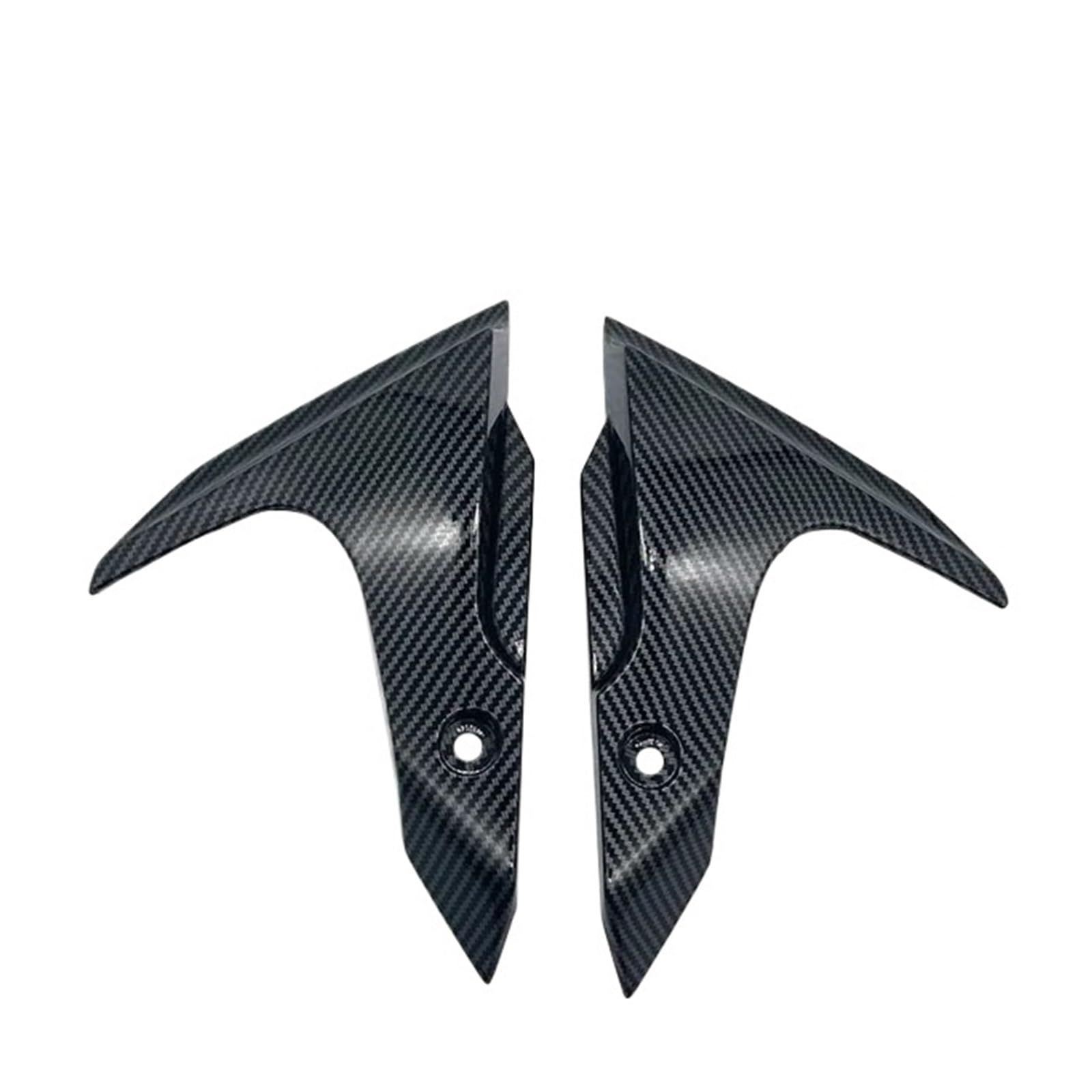 MT07 FZ07 Motorradzubehör Vorderreifenabdeckung Verkleidung Vorderer Kotflügel Spritzschutz Passend for MT-07 FZ-07 2012-2017(A-Carbon Fiber Look) von WHSDCZ