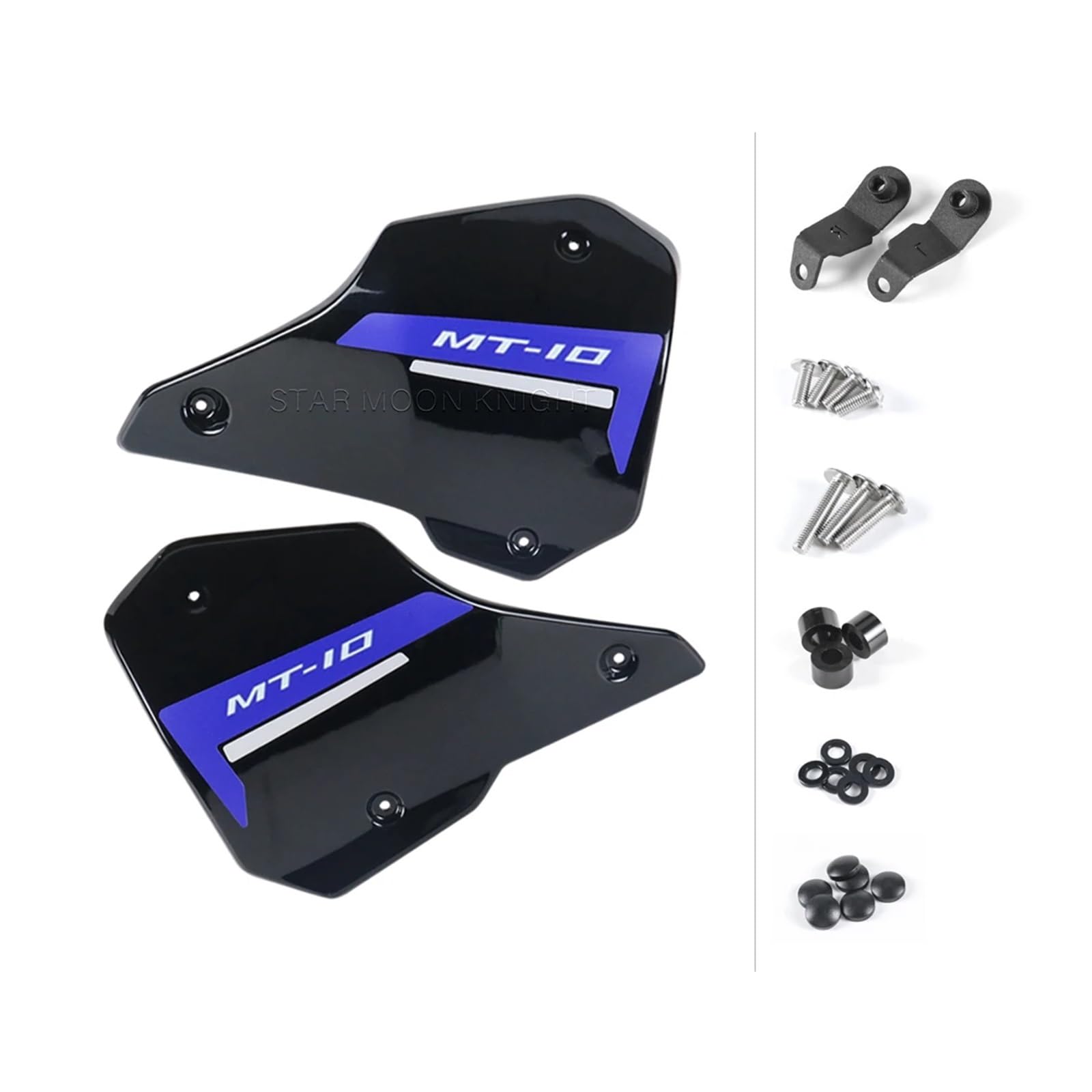 Motorrad-Füllplatten Rahmenabdeckung Füllseitenteil Verkleidung Gugel Füllstoffplatte for MT-10 SP MT10 MT 10 2022 2023 2024-(Gloss Black) von WHSDCZ
