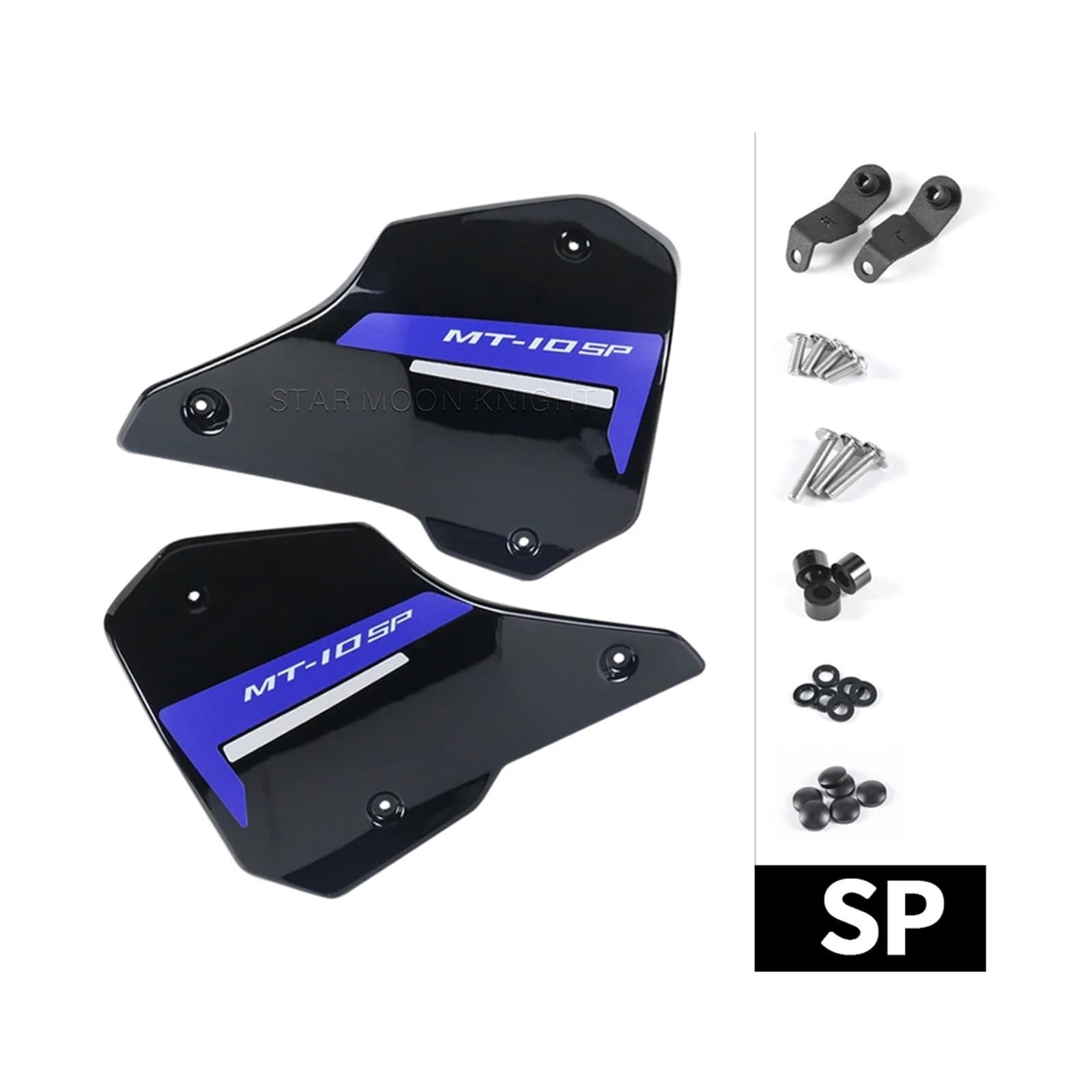 Motorrad-Füllplatten Rahmenabdeckung Füllseitenteil Verkleidung Gugel Füllstoffplatte for MT-10 SP MT10 MT 10 2022 2023 2024-(Gloss Black - SP) von WHSDCZ