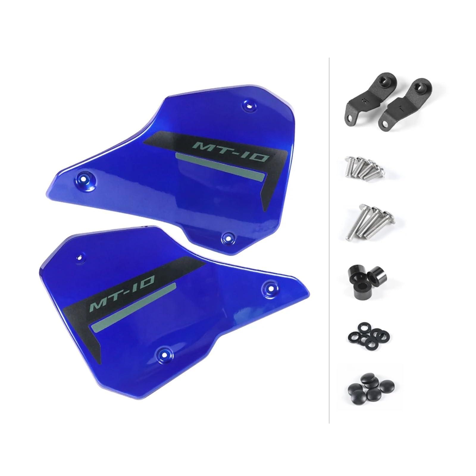 Motorrad-Füllplatten Rahmenabdeckung Füllseitenteil Verkleidung Gugel Füllstoffplatte for MT-10 SP MT10 MT 10 2022 2023 2024-(Gloss Blue) von WHSDCZ