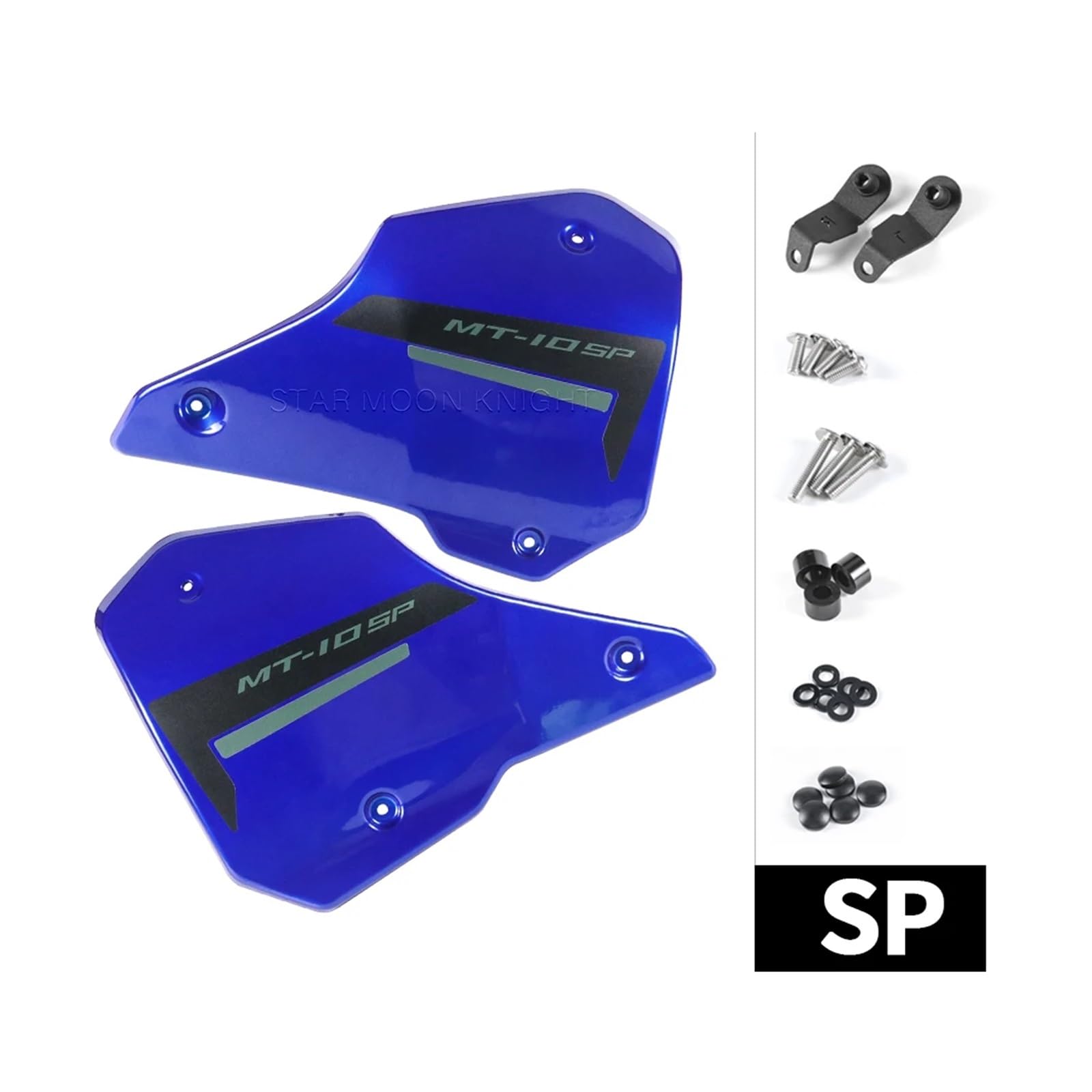 Motorrad-Füllplatten Rahmenabdeckung Füllseitenteil Verkleidung Gugel Füllstoffplatte for MT-10 SP MT10 MT 10 2022 2023 2024-(Gloss Blue - SP) von WHSDCZ