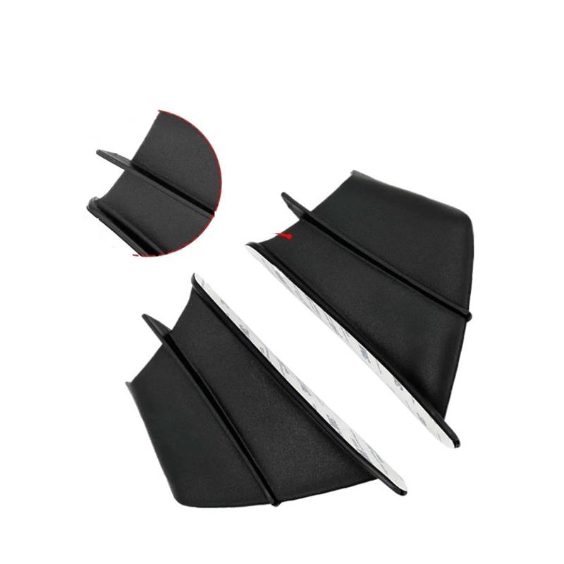 Motorrad for GSX-R600 GSX-R750 GSX1300R Hayab~sa GSXR1000 RS Jog Joe GP Motorrad Winglet Aerodynamische Flügel Kit Spoiler(Matte Black) von WHSDCZ