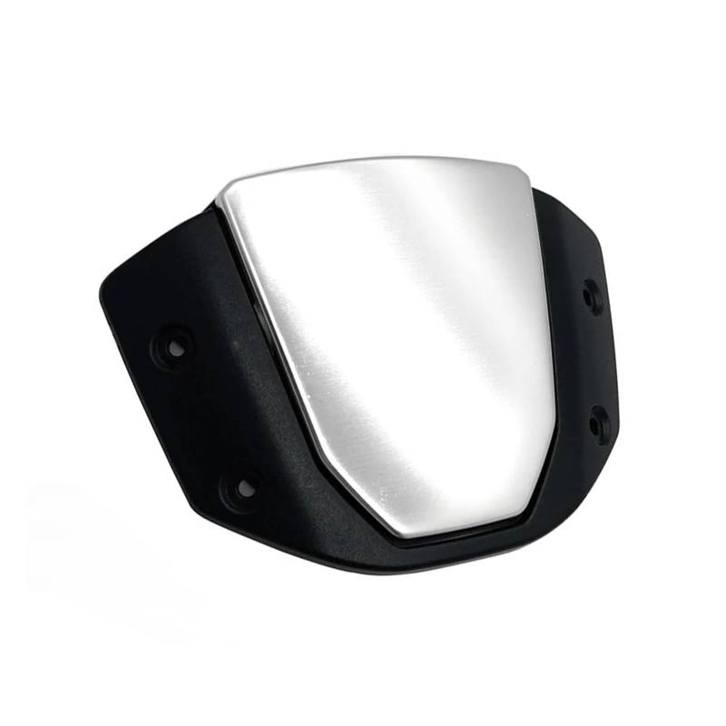 WHSDCZ CB650R CB1000R Motorradzubehör Windschutzscheibe Windschutz Windabweiser for CB 650R CB1000 R 2018 2019 2020 2021 2022(Black-Silver) von WHSDCZ