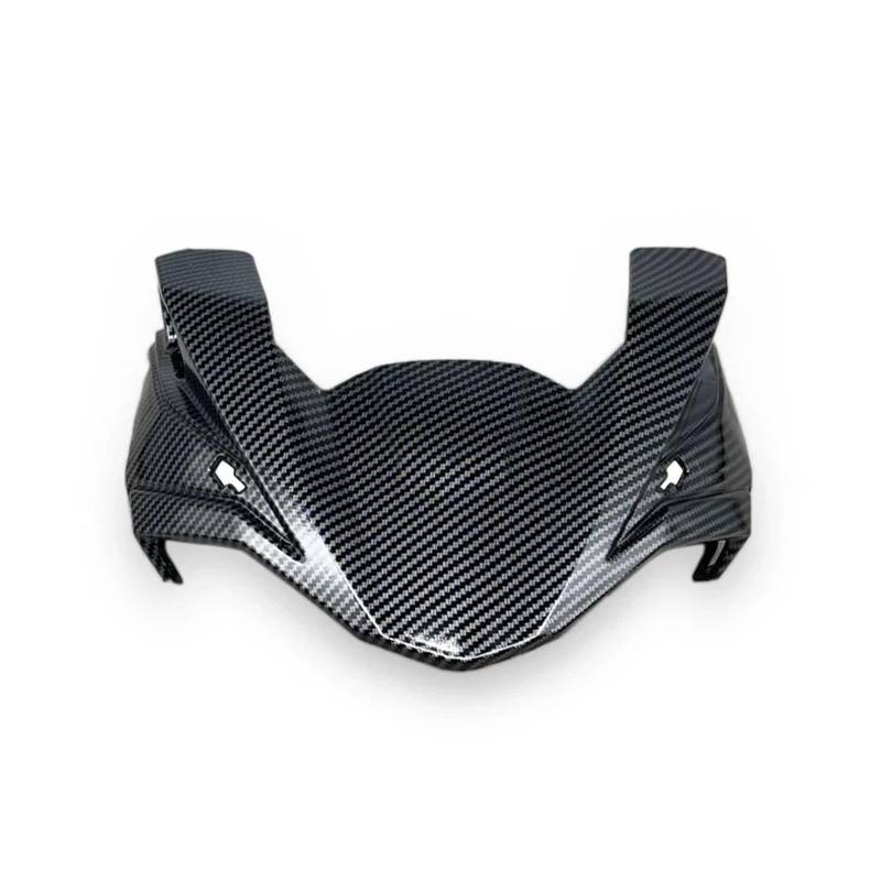 WHSDCZ Passend for Z650 2017–2019 Z 650 Motorrad Carbon Look Frontscheinwerfer Oberseite Abdeckung Kopf Gugel Nase Verkleidung Z-650(A-Carbon Fiber Look) von WHSDCZ