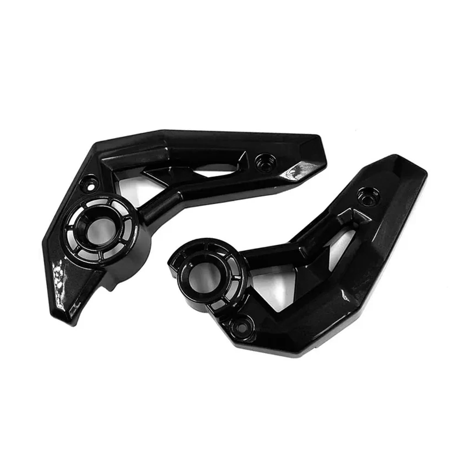 WHSDCZ Passend for Z650 Ninja650 2017 2018 2019 2020 2021 2022 2023 Ninja 650 Motorradrahmenverkleidung Seitenabdeckung Gugel Z-650(Glossy Black-1 Set) von WHSDCZ
