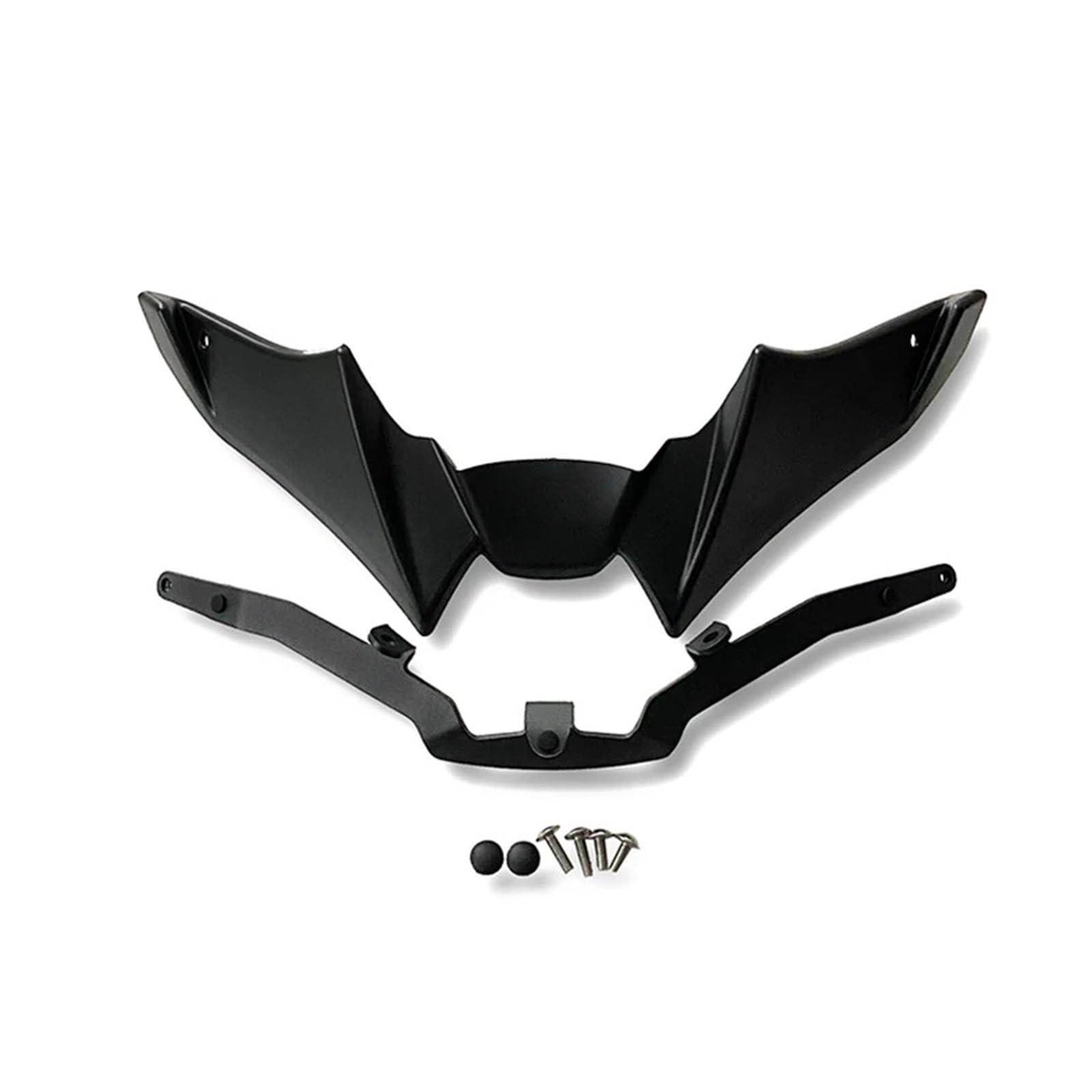 for MT-09 SP 2021 2022 2023 MT 09 Naked Front Spoiler Winglet Aerodynamische Flügel Kit Spoiler MT09 Motorrad Zubehör(Svart) von WHSDCZ