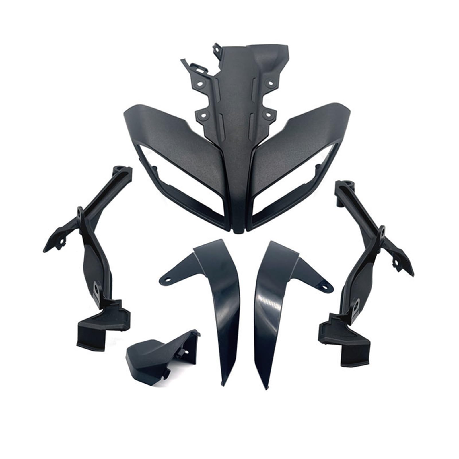for MT09 FZ09 2017 2018 2019 2020 Vollverkleidungs-Einspritzkarosseriesatz Gugelverkleidungsabdeckung MT 09 FZ 09 Motorradzubehör(Unpainted-1Set-02-06) von WHSDCZ