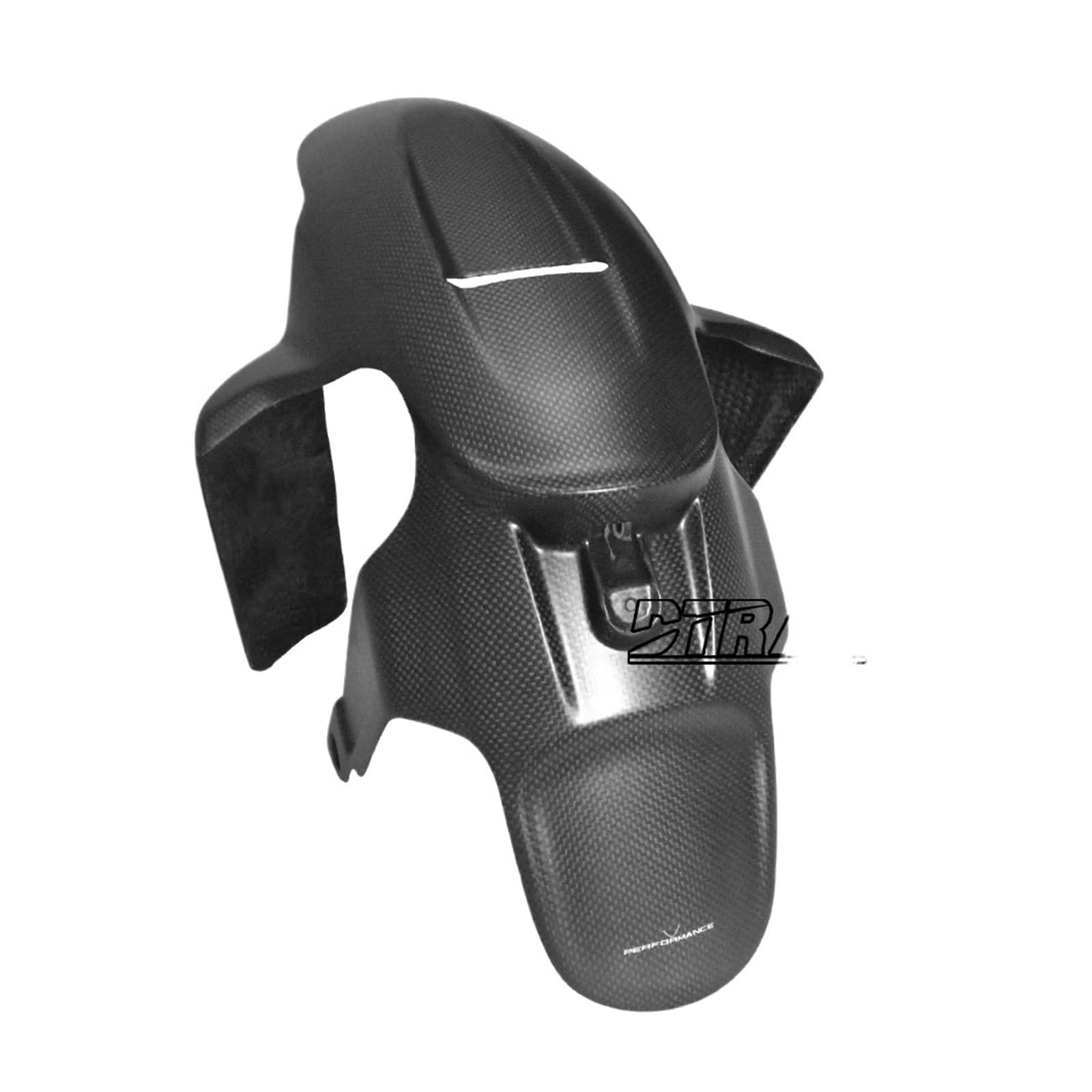 for Multistrada V4 2021 2022 2023 Vollcarbon-Karosserie- und Rahmenabdeckungen Verkleidungssatz Motorradzubehör(Front Fender) von WHSDCZ