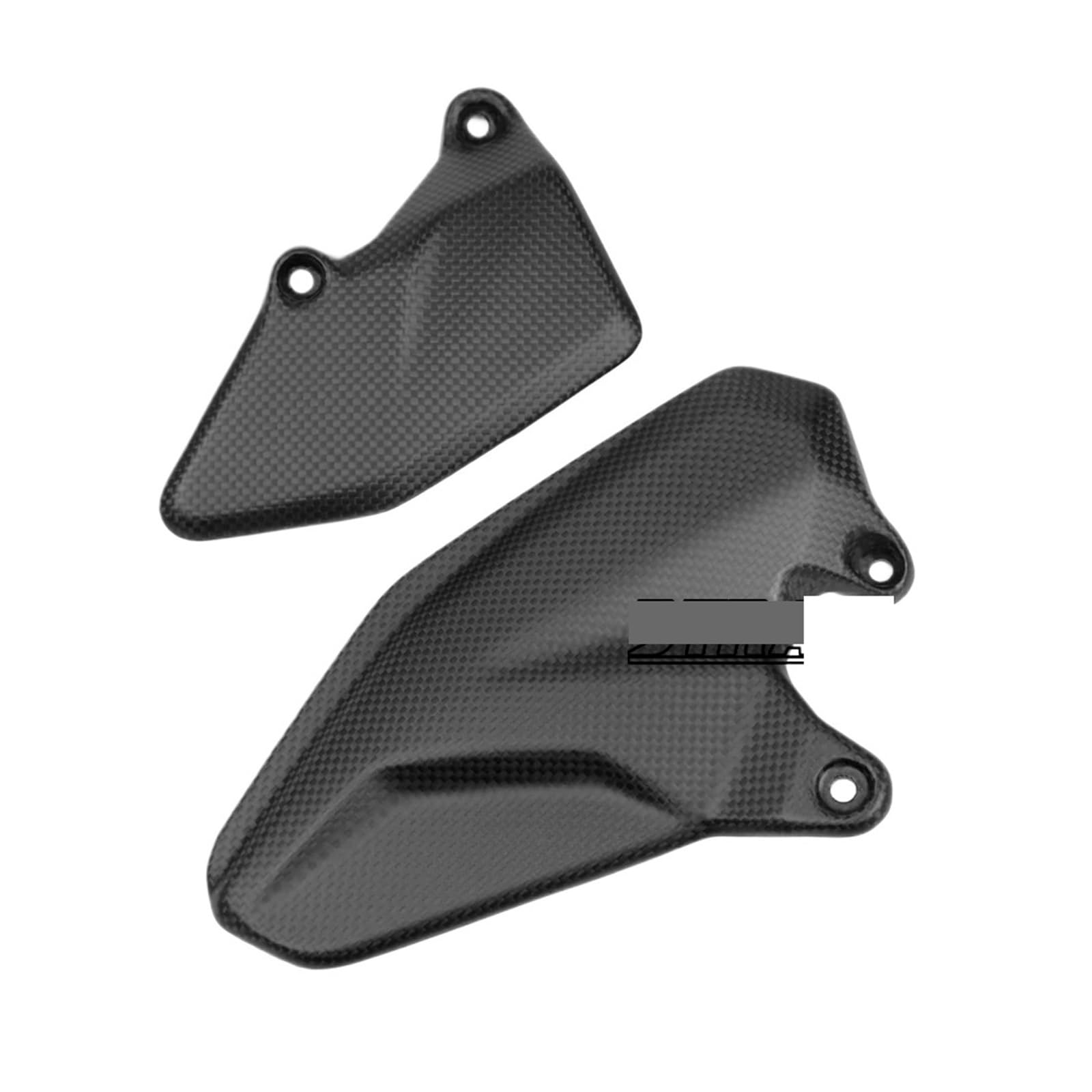 for Multistrada V4 2021 2022 2023 Vollcarbon-Karosserie- und Rahmenabdeckungen Verkleidungssatz Motorradzubehör(Heel Guard Plates) von WHSDCZ