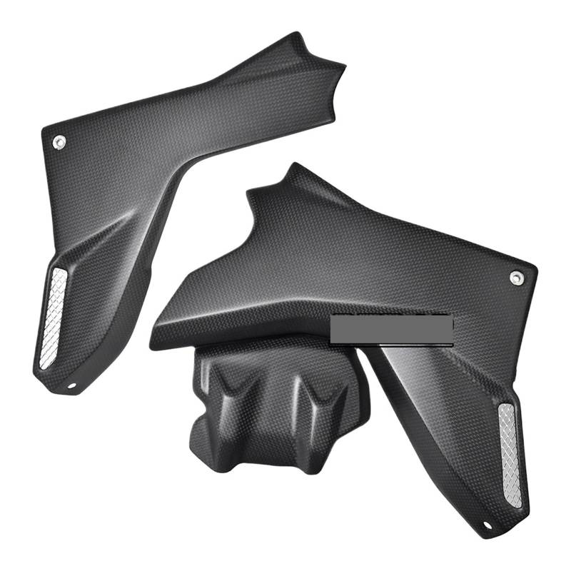for Multistrada V4 2021 2022 2023 Vollcarbon-Karosserie- und Rahmenabdeckungen Verkleidungssatz Motorradzubehör(Undertank Side Panel) von WHSDCZ