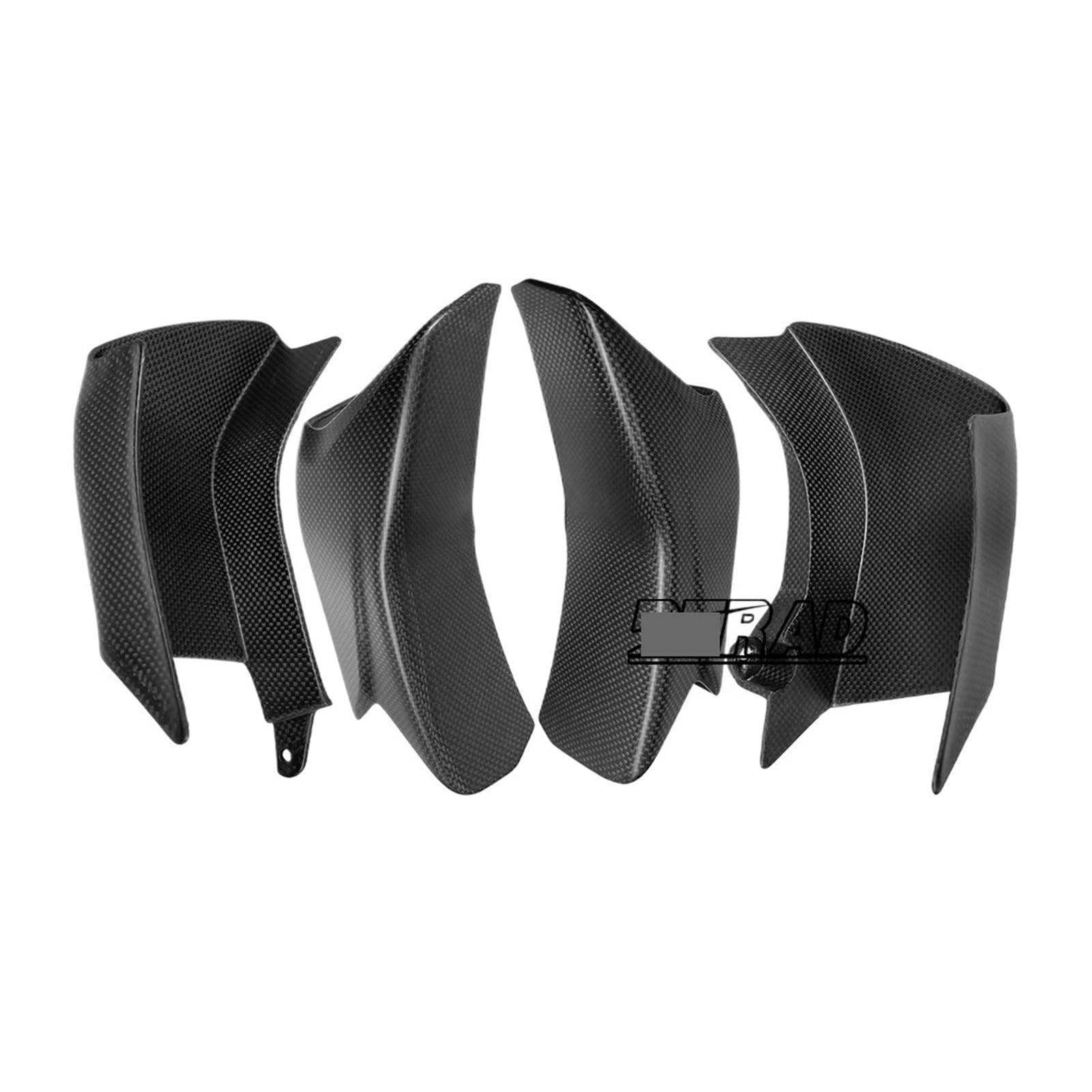 for Multistrada V4 2021 2022 2023 Vollcarbon-Karosserie- und Rahmenabdeckungen Verkleidungssatz Motorradzubehör(Upper Lower Winglets) von WHSDCZ