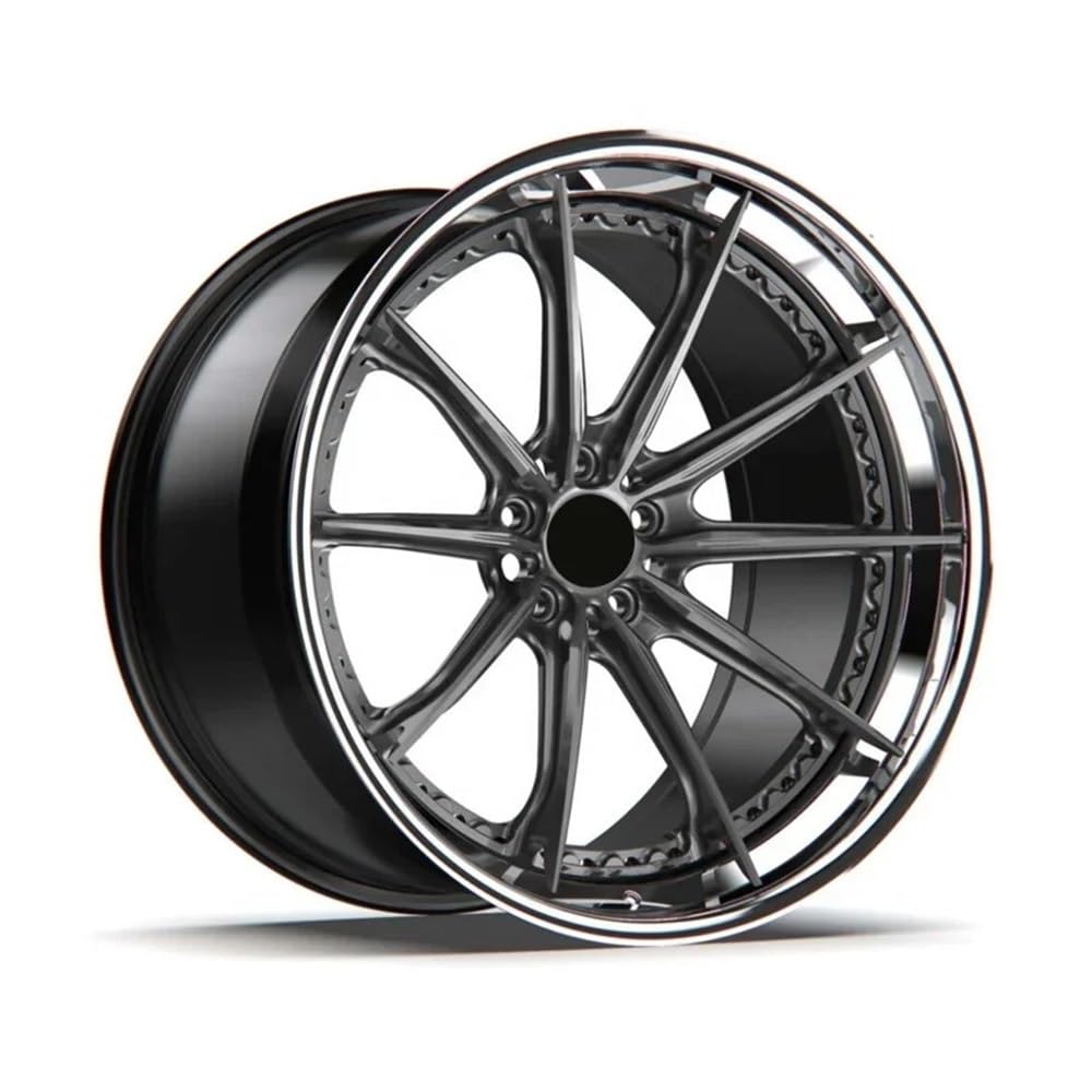 LBLYTO Benutzerdefinierte 5x120 5x114,3 5x112 Alufelgen 17-26 22 Zoll Kompatibel for Personenkraftwagen Mit 50mm ET PCD 130 Schmiederäder Tief Konkav(A,Style p) von WHZYL