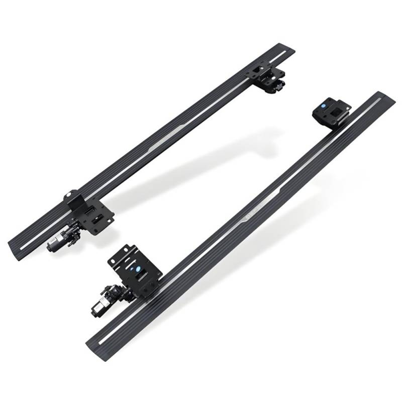 WHZYL Automatische Seitentrittstufe, kompatibel mit Audi Q7 SQ7 2009–2015, Trittbretter mit elektrischer Steuerung, automatischer Schalter, Türsteuerung, Nerf Bar, LKW-Stufen und Trittbretter von WHZYL