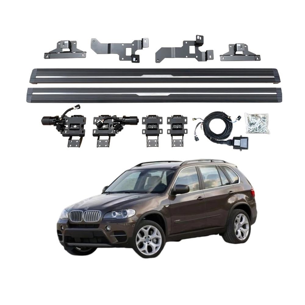 WHZYL Elektrische Trittbretter, kompatibel mit BMW X5 e70 2006–2013, Nerf Bars for LKWs oder SUVs, automatisch einsetzbare Trittbretter mit schlankem Design, verbesserte Zugänglichkeit for Fahrzeug WHZYL Elektrische Trittbretter, kompatibel mit BMW X5 e70 2006–2013, Nerf Bars for LKWs oder SUVs, automatisch einsetzbare Trittbretter mit schlankem Design, verbesserte Zugänglichkeit for Fahrzeug von WHZYL