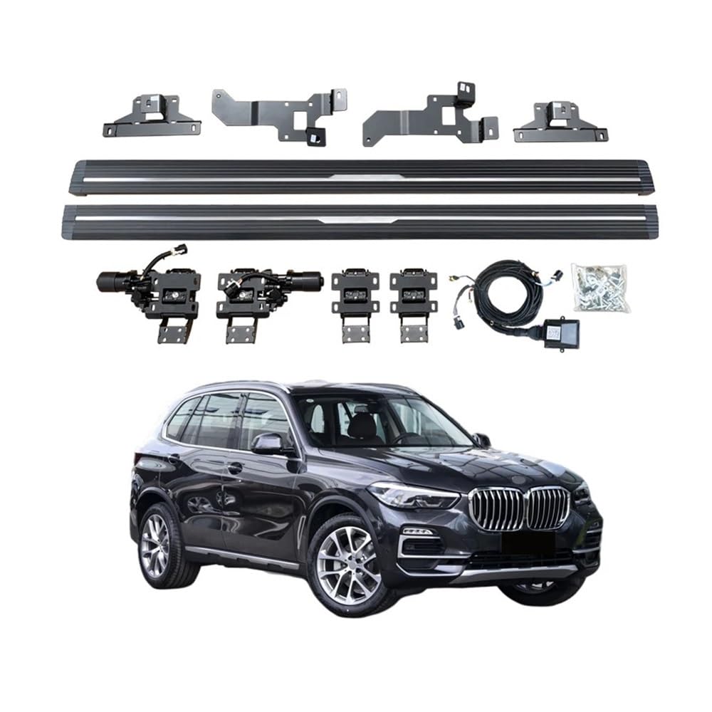 WHZYL Elektrische Trittbretter, kompatibel mit BMW X5 xDrive40i M xDrive30i X 2019–2023, Nerf Bars for Trucks oder SUVs, automatisch einsetzbare Trittbretter mit schlankem Design, verbesserte Zugängli WHZYL Elektrische Trittbretter, kompatibel mit BMW X5 xDrive40i M xDrive30i X 2019–2023, Nerf Bars for Trucks oder SUVs, automatisch einsetzbare Trittbretter mit schlankem Design, verbesserte Zugängli von WHZYL