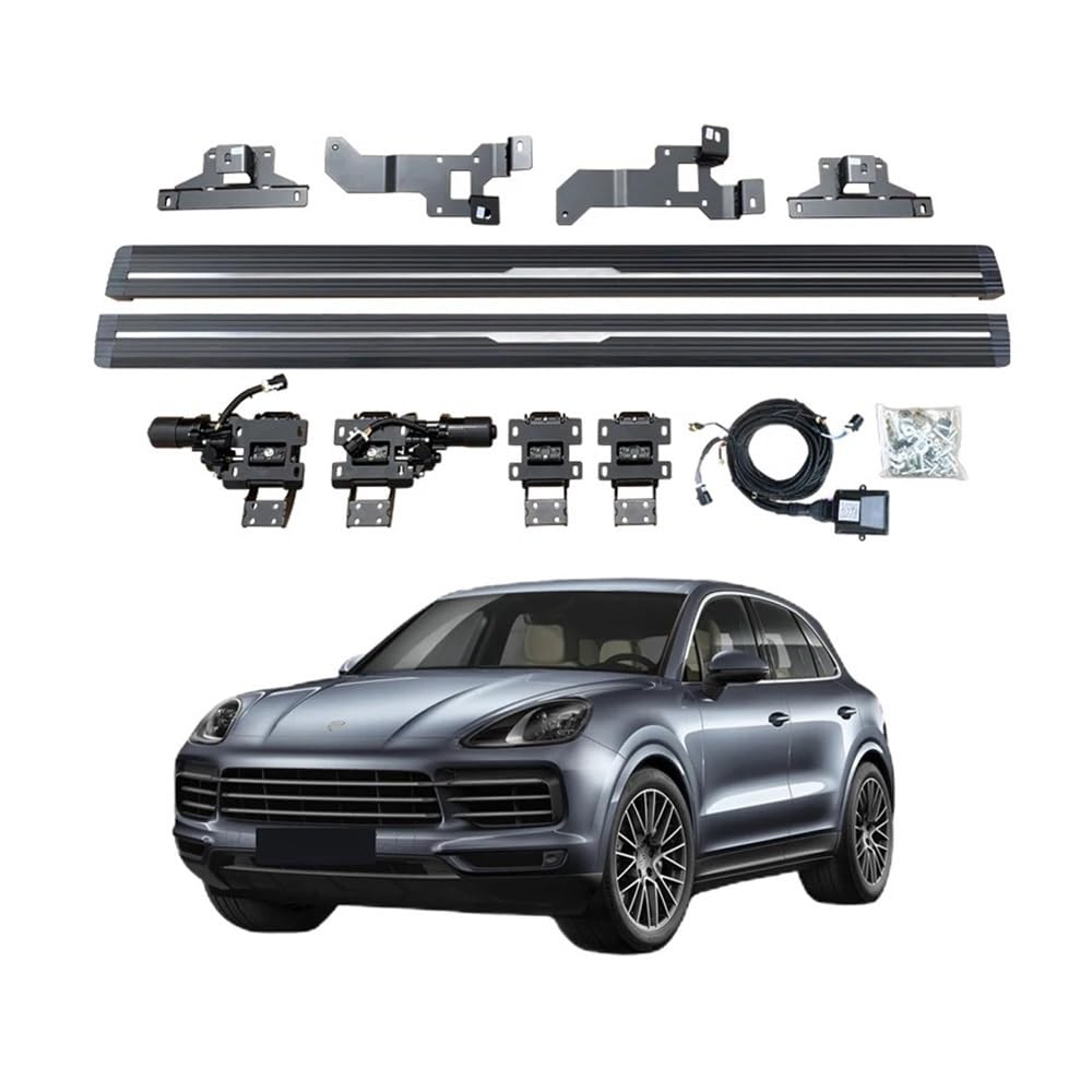 WHZYL Elektrische Trittbretter, kompatibel mit Cayenne S Turbo Coupé 2018–2023, Nerf Bars for LKWs oder SUVs, automatisch einsetzbare Trittbretter mit schlankem Design, verbesserte Zugänglichkeit for WHZYL Elektrische Trittbretter, kompatibel mit Cayenne S Turbo Coupé 2018–2023, Nerf Bars for LKWs oder SUVs, automatisch einsetzbare Trittbretter mit schlankem Design, verbesserte Zugänglichkeit for von WHZYL
