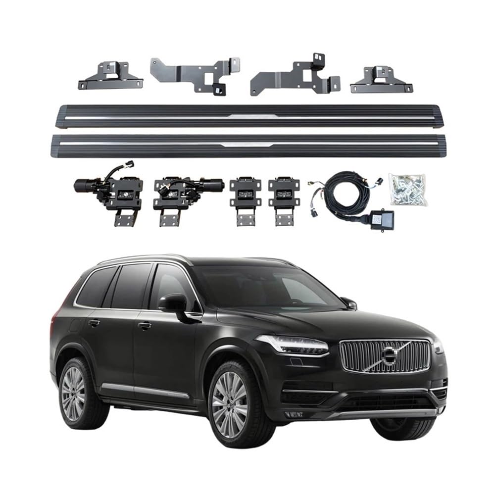 WHZYL Elektrische Trittbretter, kompatibel mit Volvo XC90 2015–2023, Nerf Bars for LKWs oder SUVs, automatisch einsetzbare Trittbretter mit schlankem Design, verbesserte Zugänglichkeit for Fahrzeug WHZYL Elektrische Trittbretter, kompatibel mit Volvo XC90 2015–2023, Nerf Bars for LKWs oder SUVs, automatisch einsetzbare Trittbretter mit schlankem Design, verbesserte Zugänglichkeit for Fahrzeug von WHZYL