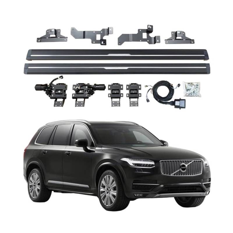 WHZYL Elektrische Trittbretter, kompatibel mit Volvo XC90 2015–2023, Nerf Bars for LKWs oder SUVs, automatisch einsetzbare Trittbretter mit schlankem Design, verbesserte Zugänglichkeit for Fahrzeug von WHZYL
