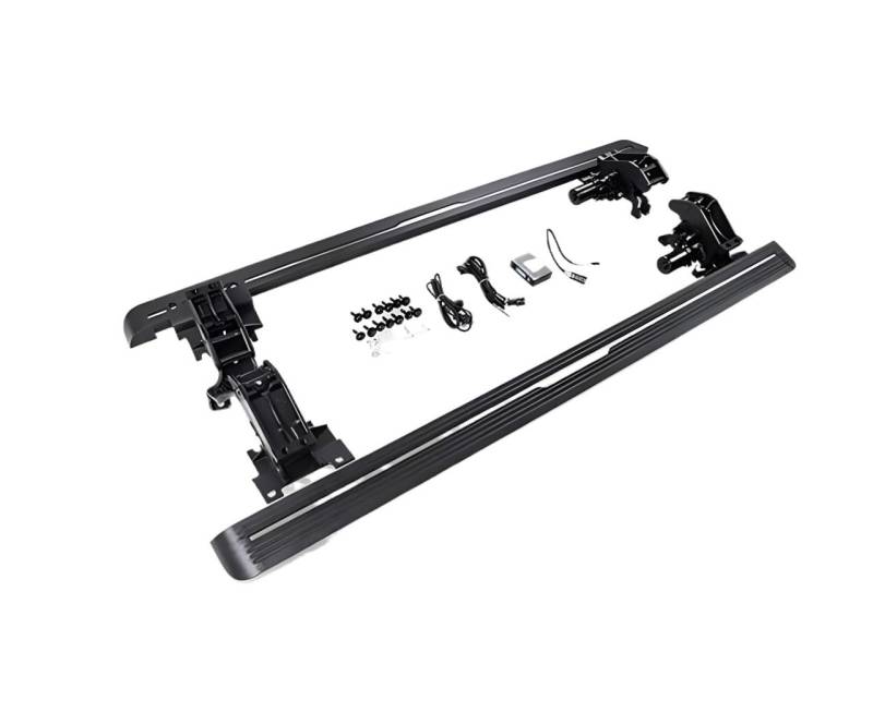 WHZYL Elektrisches Trittbrett, automatische Seitenstufe, kompatibel mit Alfa Romeo Stelvio 2017–2025, Schalter, Türmotor, einziehbares Fußpedal von WHZYL