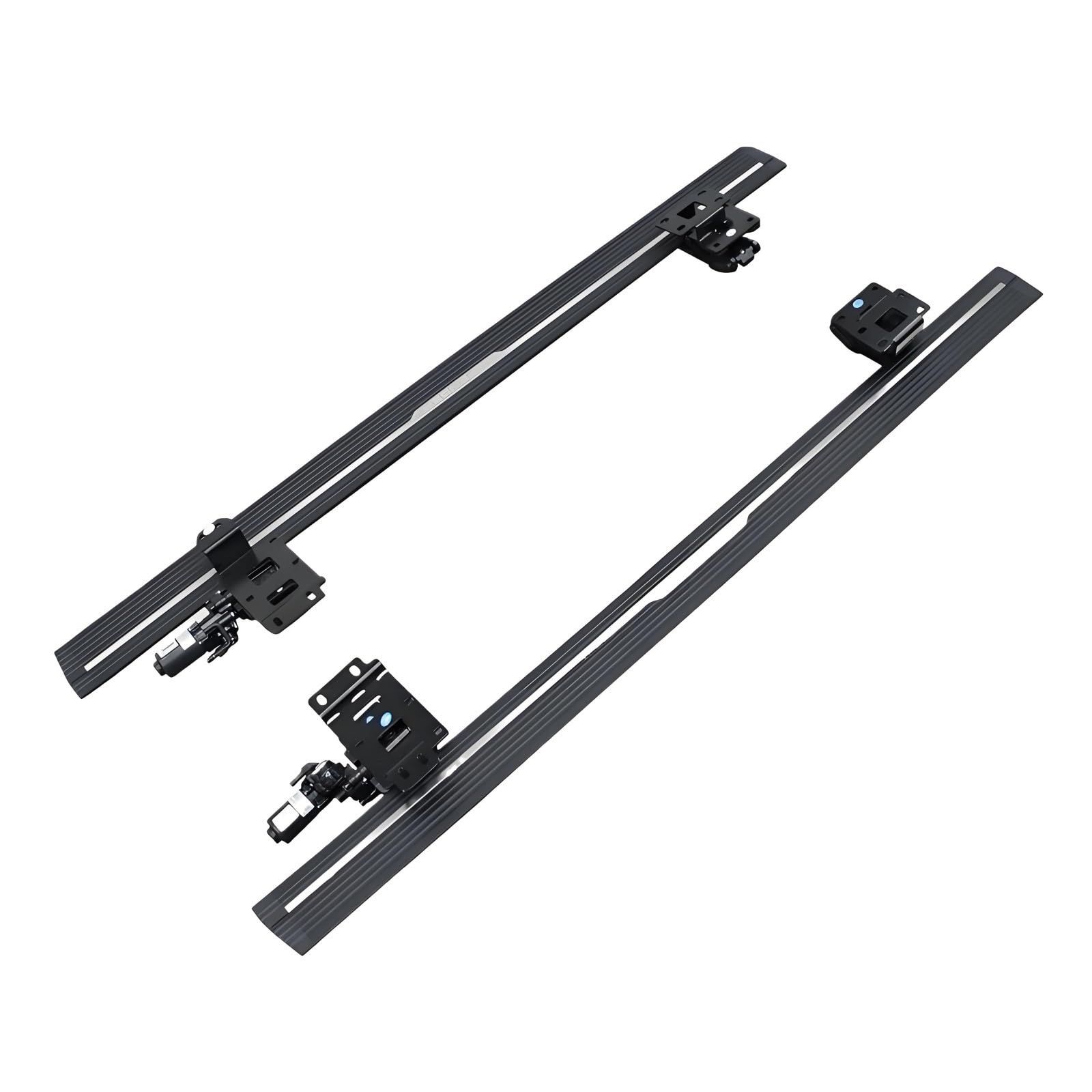 WHZYL Elektrisches Trittbrett, automatischer Seitenschritt, kompatibel mit Hummer H2 H3 2003–2023, Schalter, Türmotor, einziehbares Fußpedal, Nerf Bar(Hummer H3) von WHZYL
