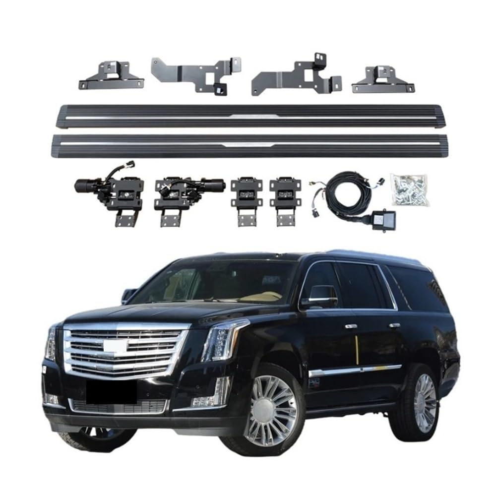 WHZYL Kompatibel mit Cadillac Escalade 2008–2017, hochwertige elektrisch einziehbare Seitentrittstufen for LKWs oder SUVs, automatisch ausfahrbare Trittbretter mit schlankem Design, verbesserte Zugäng WHZYL Kompatibel mit Cadillac Escalade 2008–2017, hochwertige elektrisch einziehbare Seitentrittstufen for LKWs oder SUVs, automatisch ausfahrbare Trittbretter mit schlankem Design, verbesserte Zugäng von WHZYL