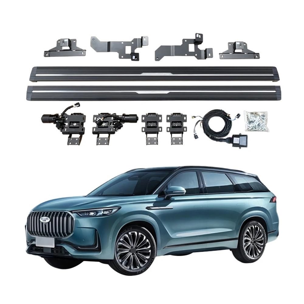 WHZYL Kompatibel mit Chery Tiggo 9 ab 2023. Hochwertige elektrisch einziehbare Seitenstufen for LKWs oder SUVs, automatisch ausfahrbare Trittbretter mit schlankem Design, verbesserte Zugänglichkeit fo WHZYL Kompatibel mit Chery Tiggo 9 ab 2023. Hochwertige elektrisch einziehbare Seitenstufen for LKWs oder SUVs, automatisch ausfahrbare Trittbretter mit schlankem Design, verbesserte Zugänglichkeit fo von WHZYL