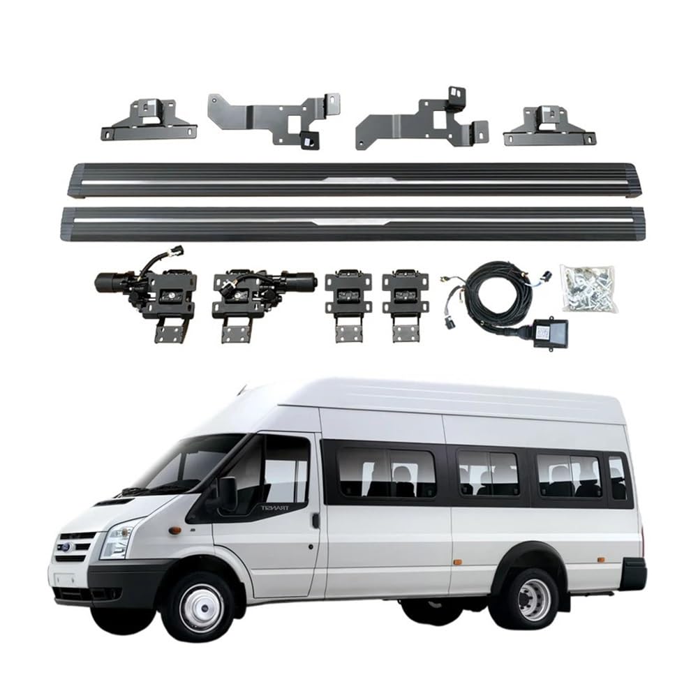 WHZYL Kompatibel mit Ford Transit 2017–2023. Hochwertige elektrisch einziehbare Seitentrittstufen for LKWs oder SUVs, automatisch ausfahrbare Trittbretter mit schlankem Design, verbesserte Zugänglichk WHZYL Kompatibel mit Ford Transit 2017–2023. Hochwertige elektrisch einziehbare Seitentrittstufen for LKWs oder SUVs, automatisch ausfahrbare Trittbretter mit schlankem Design, verbesserte Zugänglichk von WHZYL