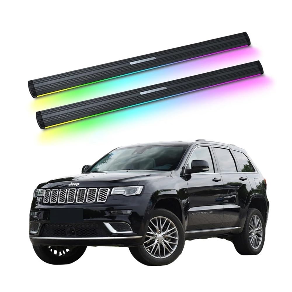 WHZYL Kompatibel mit Jeep Grand Cherokee ab 2018. Hochwertige elektrisch einziehbare Seitenstufen for LKWs oder SUVs, automatisch ausfahrbare Trittbretter mit schlankem Design, verbesserte Zugänglichk WHZYL Kompatibel mit Jeep Grand Cherokee ab 2018. Hochwertige elektrisch einziehbare Seitenstufen for LKWs oder SUVs, automatisch ausfahrbare Trittbretter mit schlankem Design, verbesserte Zugänglichk von WHZYL