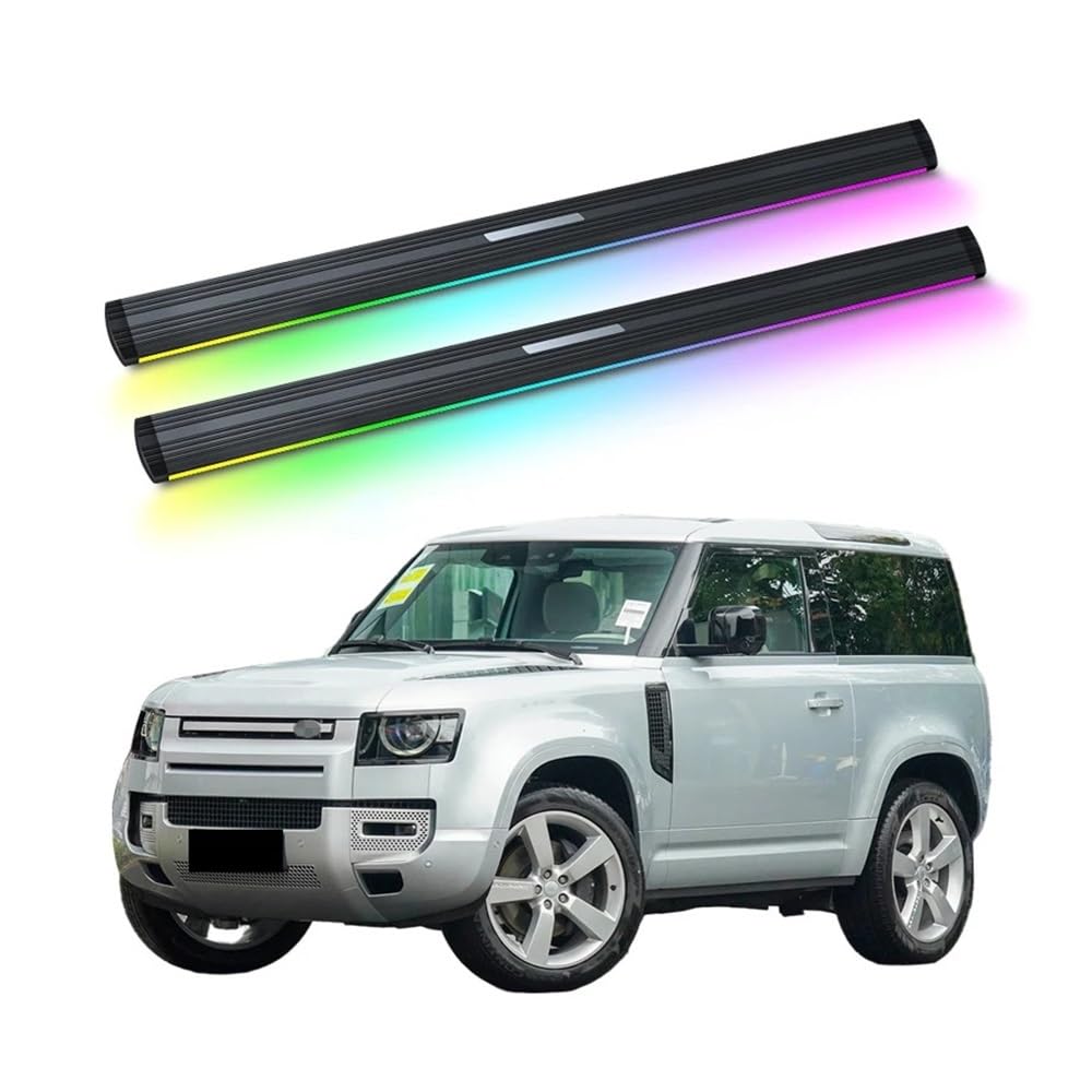 WHZYL Kompatibel mit Land Rover Defender 90 2020–2023. Hochwertige elektrisch einziehbare Seitenstufen for LKWs oder SUVs, automatisch ausfahrbare Trittbretter mit schlankem Design, verbesserte Zugäng WHZYL Kompatibel mit Land Rover Defender 90 2020–2023. Hochwertige elektrisch einziehbare Seitenstufen for LKWs oder SUVs, automatisch ausfahrbare Trittbretter mit schlankem Design, verbesserte Zugäng von WHZYL