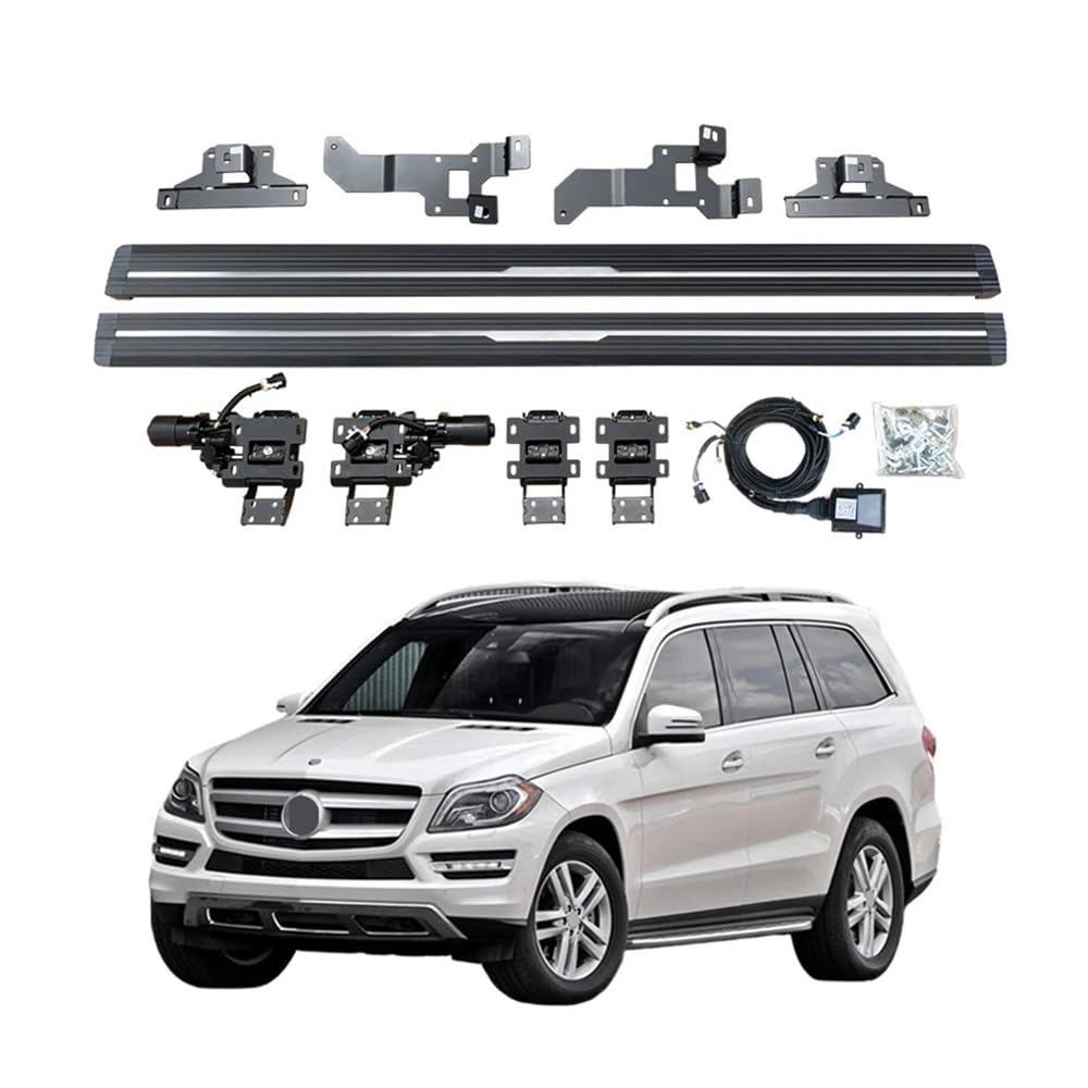 WHZYL Kompatibel mit Mercedes-Benz GL450 350 550 2013–2016, hochwertige elektrisch einziehbare Seitentrittstufen for LKWs oder SUVs, automatisch ausfahrbare Trittbretter mit schlankem Design, verbesse WHZYL Kompatibel mit Mercedes-Benz GL450 350 550 2013–2016, hochwertige elektrisch einziehbare Seitentrittstufen for LKWs oder SUVs, automatisch ausfahrbare Trittbretter mit schlankem Design, verbesse von WHZYL