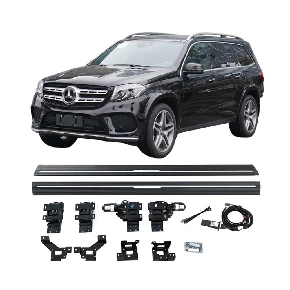 WHZYL Kompatibel mit Mercedes-Benz GLS 2017–2019 Klasse Premium elektrisch einziehbare Seitenstufen for LKW oder SUV, automatisch ausfahrbare Trittbretter mit schlankem Design, verbesserte Zugänglichk WHZYL Kompatibel mit Mercedes-Benz GLS 2017–2019 Klasse Premium elektrisch einziehbare Seitenstufen for LKW oder SUV, automatisch ausfahrbare Trittbretter mit schlankem Design, verbesserte Zugänglichk von WHZYL