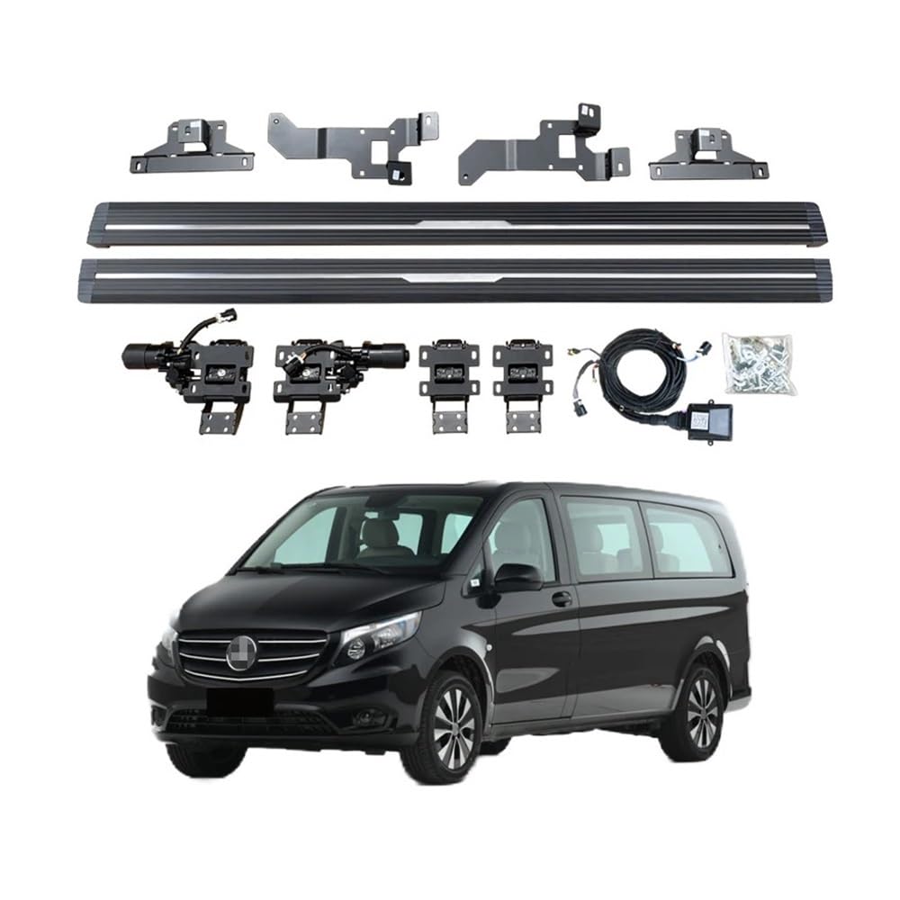 WHZYL Kompatibel mit Mercedes-Benz Vito 2013–2023. Hochwertige elektrisch einziehbare Seitentrittstufen for LKWs oder SUVs, automatisch ausfahrbare Trittbretter mit schlankem Design, verbesserte Zugän WHZYL Kompatibel mit Mercedes-Benz Vito 2013–2023. Hochwertige elektrisch einziehbare Seitentrittstufen for LKWs oder SUVs, automatisch ausfahrbare Trittbretter mit schlankem Design, verbesserte Zugän von WHZYL