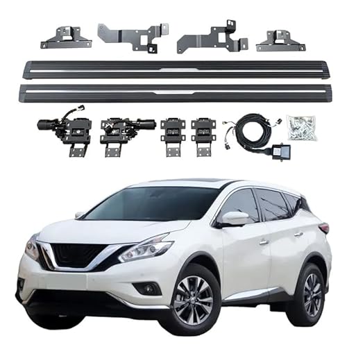 WHZYL Kompatibel mit Nissan Murano 2015–2017, 2018–2023. Hochwertige elektrisch einziehbare Seitenstufen for LKWs oder SUVs, automatisch ausfahrbare Trittbretter mit schlankem Design, verbesserte Zugä WHZYL Kompatibel mit Nissan Murano 2015–2017, 2018–2023. Hochwertige elektrisch einziehbare Seitenstufen for LKWs oder SUVs, automatisch ausfahrbare Trittbretter mit schlankem Design, verbesserte Zugä von WHZYL