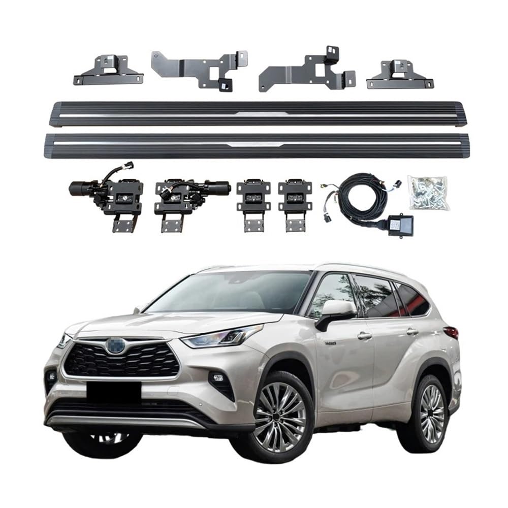 WHZYL Kompatibel mit Toyota Highlander 2018–2023, hochwertige elektrisch einziehbare Seitentrittstufen for LKWs oder SUVs, automatisch ausfahrbare Trittbretter mit schlankem Design, verbesserte Zugäng WHZYL Kompatibel mit Toyota Highlander 2018–2023, hochwertige elektrisch einziehbare Seitentrittstufen for LKWs oder SUVs, automatisch ausfahrbare Trittbretter mit schlankem Design, verbesserte Zugäng von WHZYL