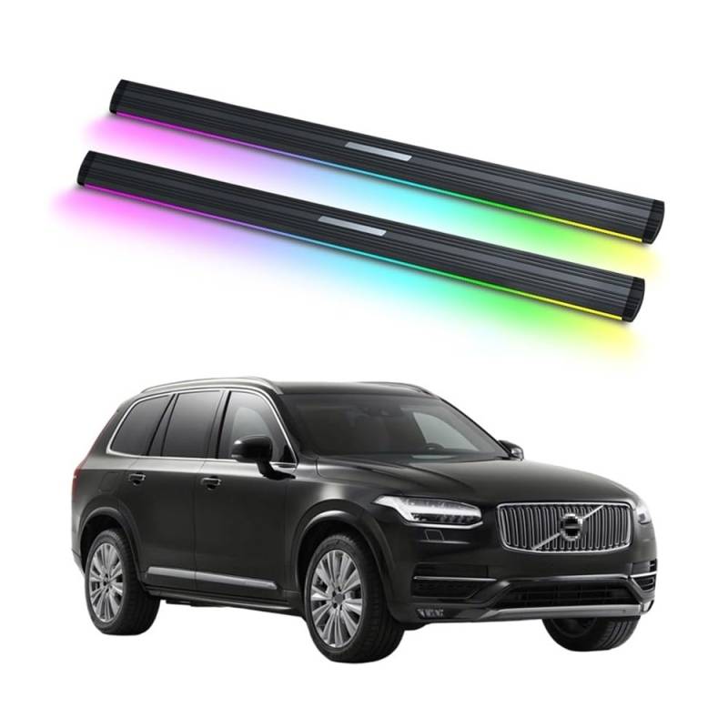 WHZYL Kompatibel mit Volvo XC90 2015 2016 2017–2023. Hochwertige elektrisch einziehbare Seitenstufen for LKWs oder SUVs, automatisch ausfahrbare Trittbretter mit schlankem Design, verbesserte Zugängli von WHZYL